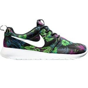 Nike Roche Run Floral Fuchia Flash Running Fashion Shoes Women 9 Men 7.5 EU 40.5